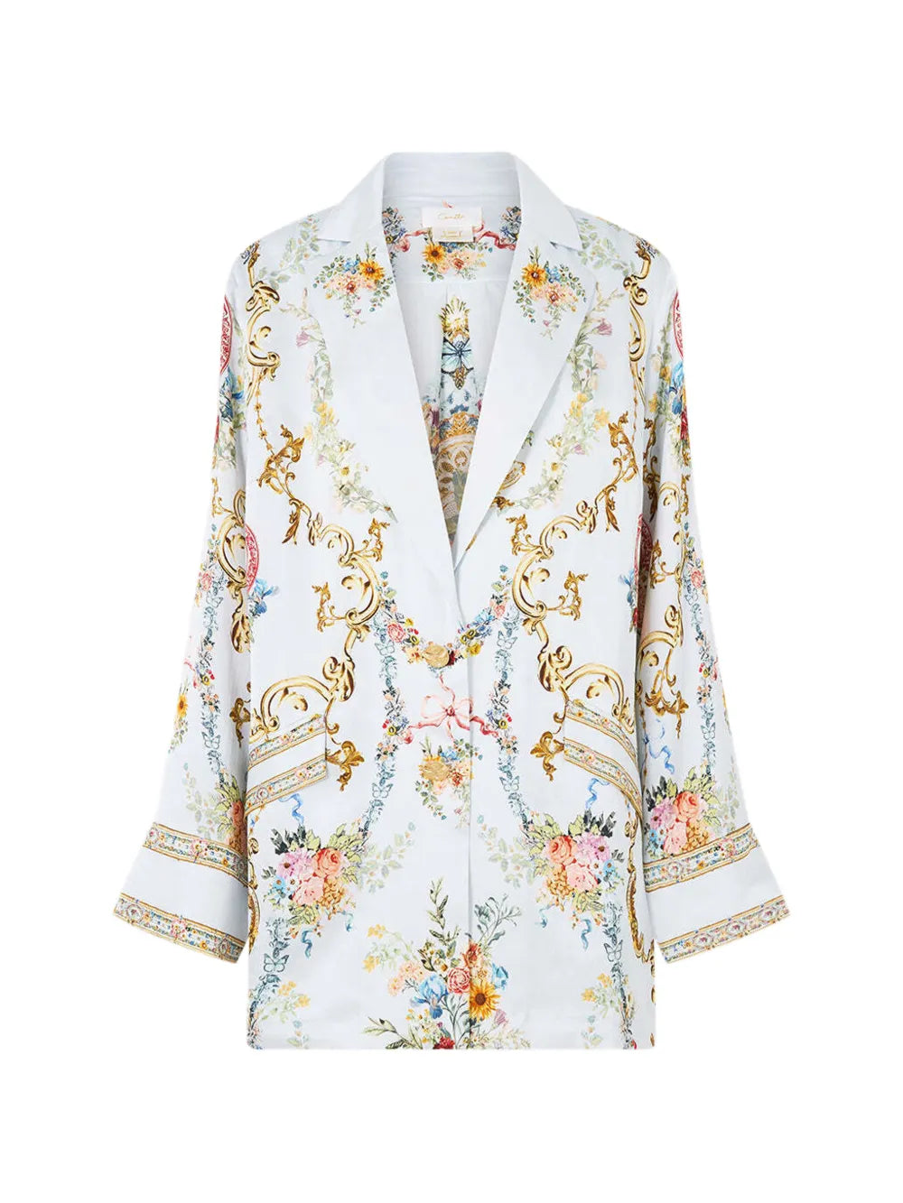 printed blazer