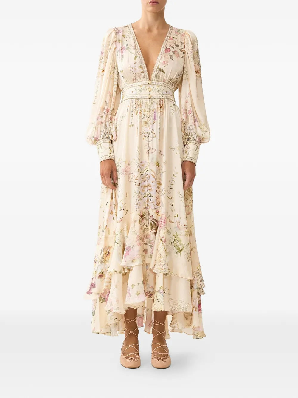 floral-pattern dress