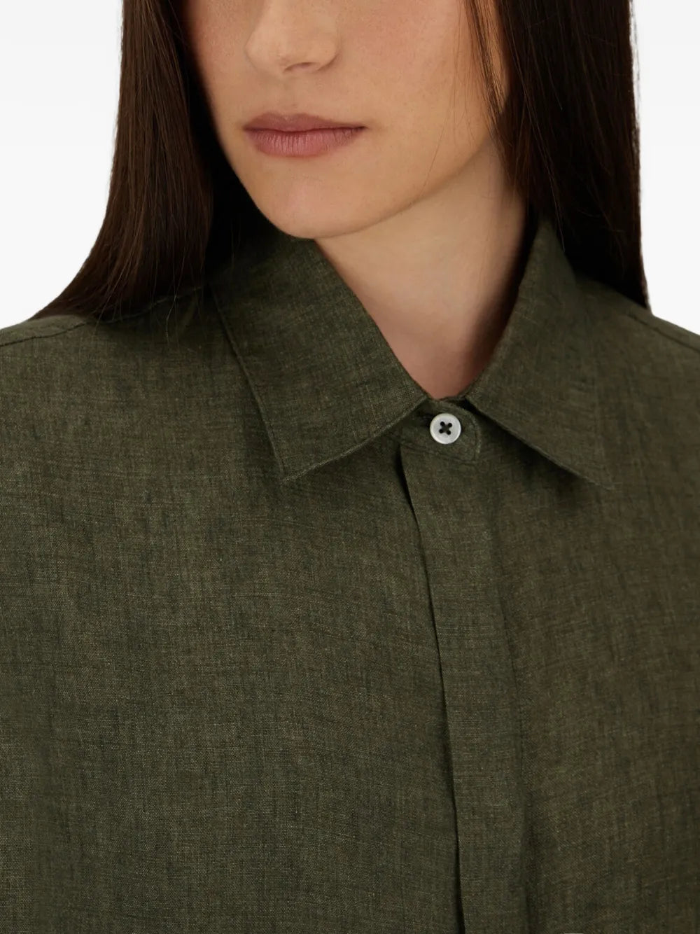рубашка без рукавов со скрытой застежкой