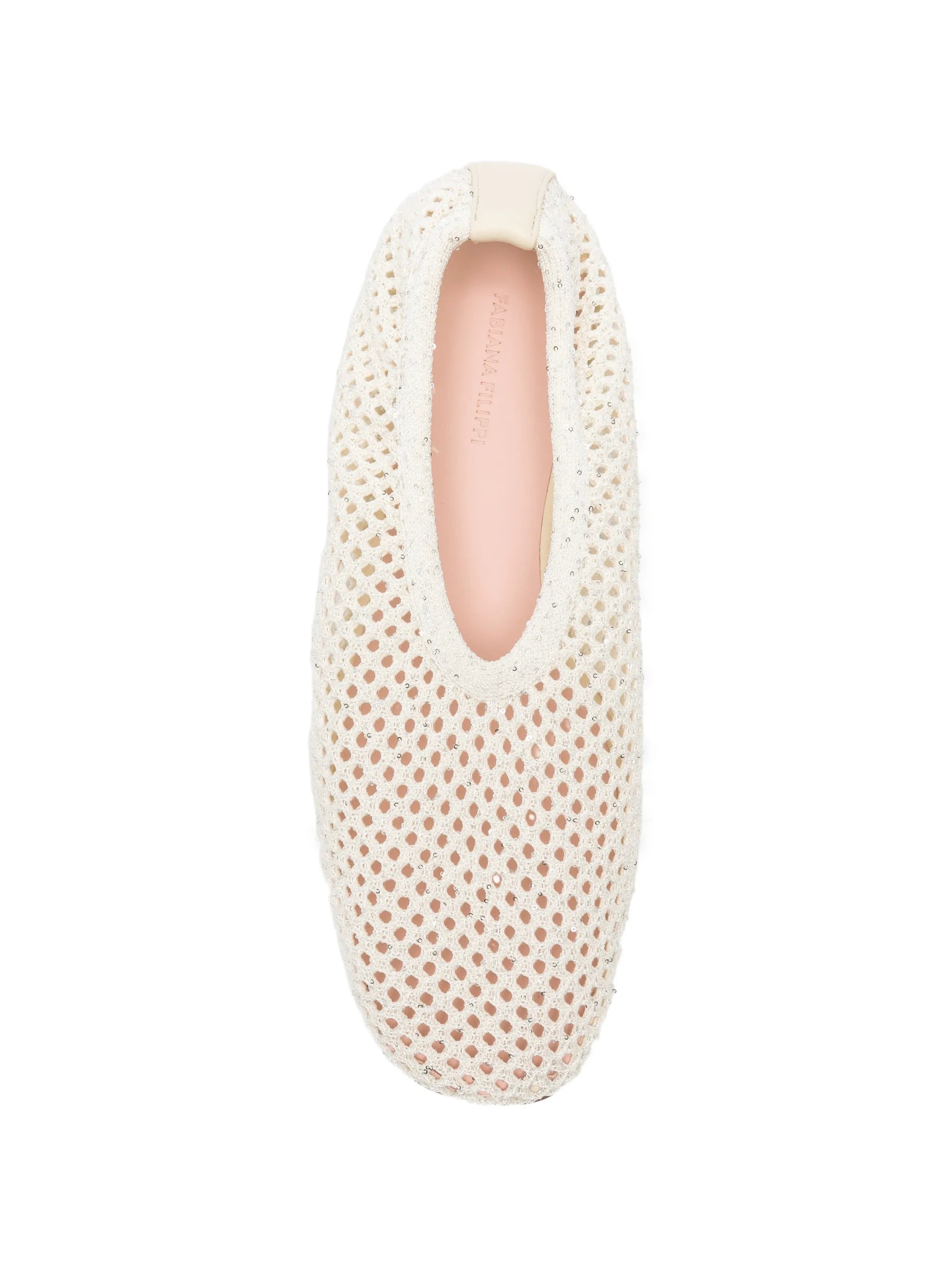 sequin-embellished ballet flats