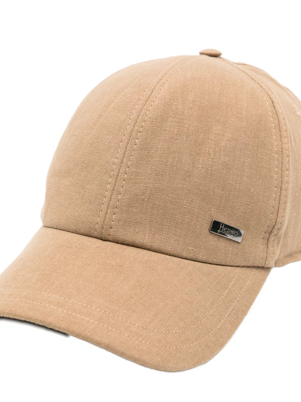 logo-plaque baseball cap