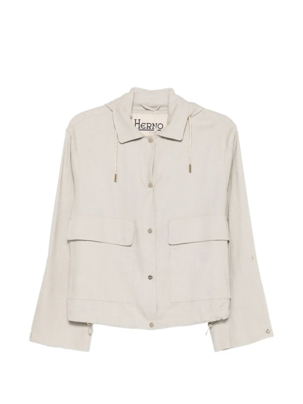 Chaqueta con capucha y cordón
