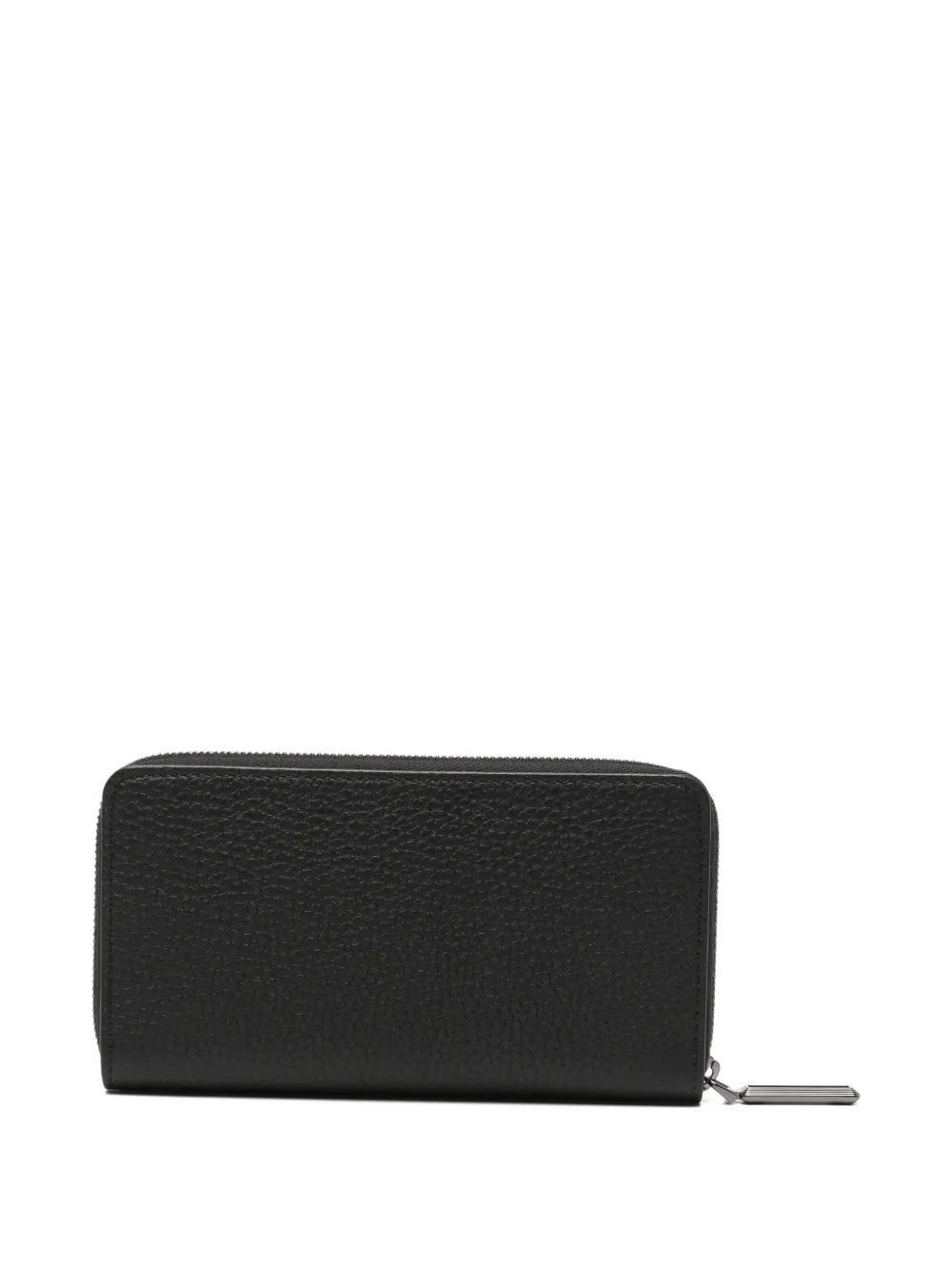 logo-plaque leather wallet