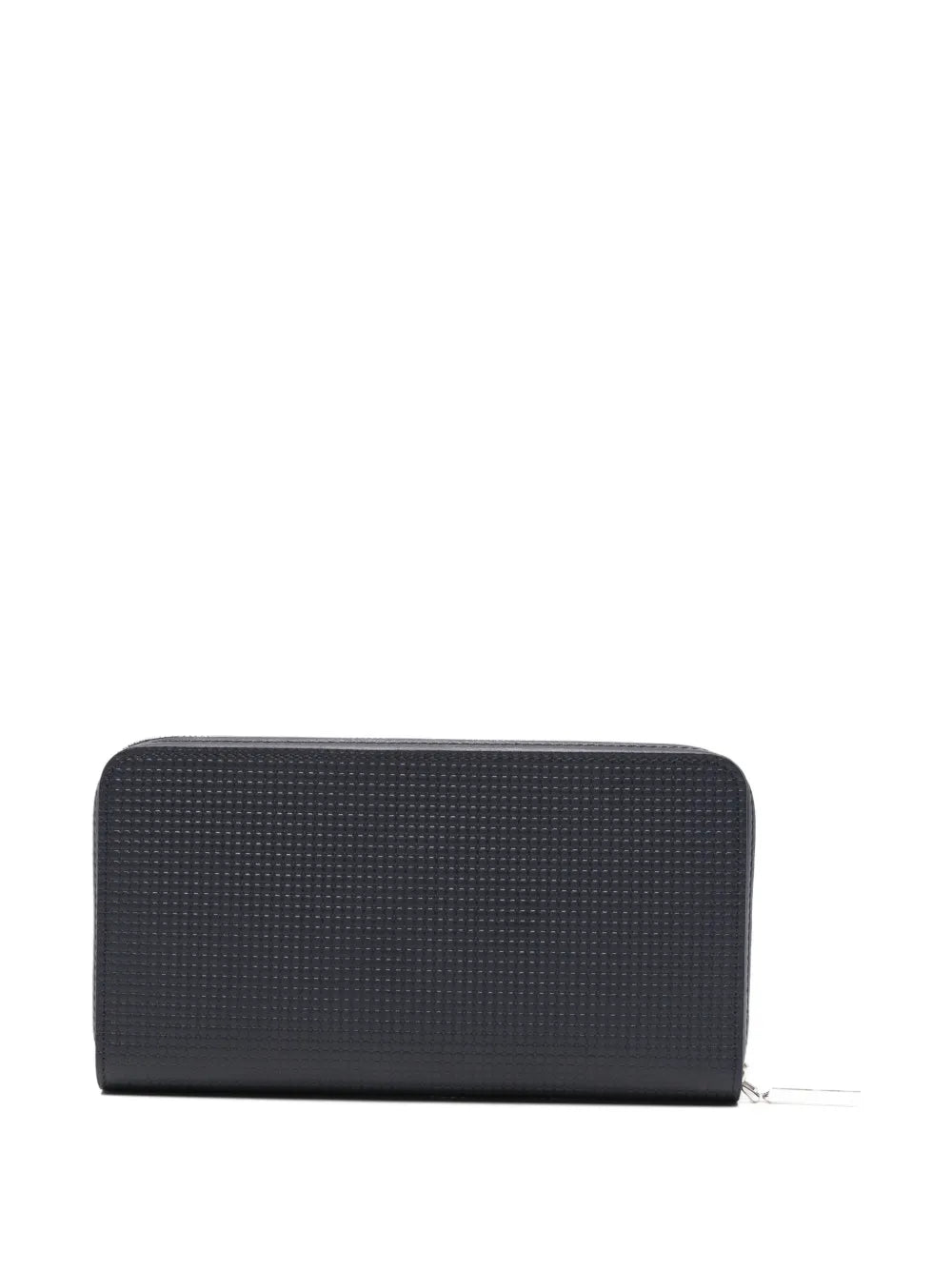 logo-plaque leather wallet
