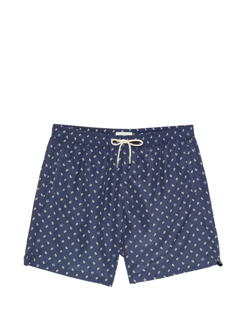 paisley drawstring swim shorts