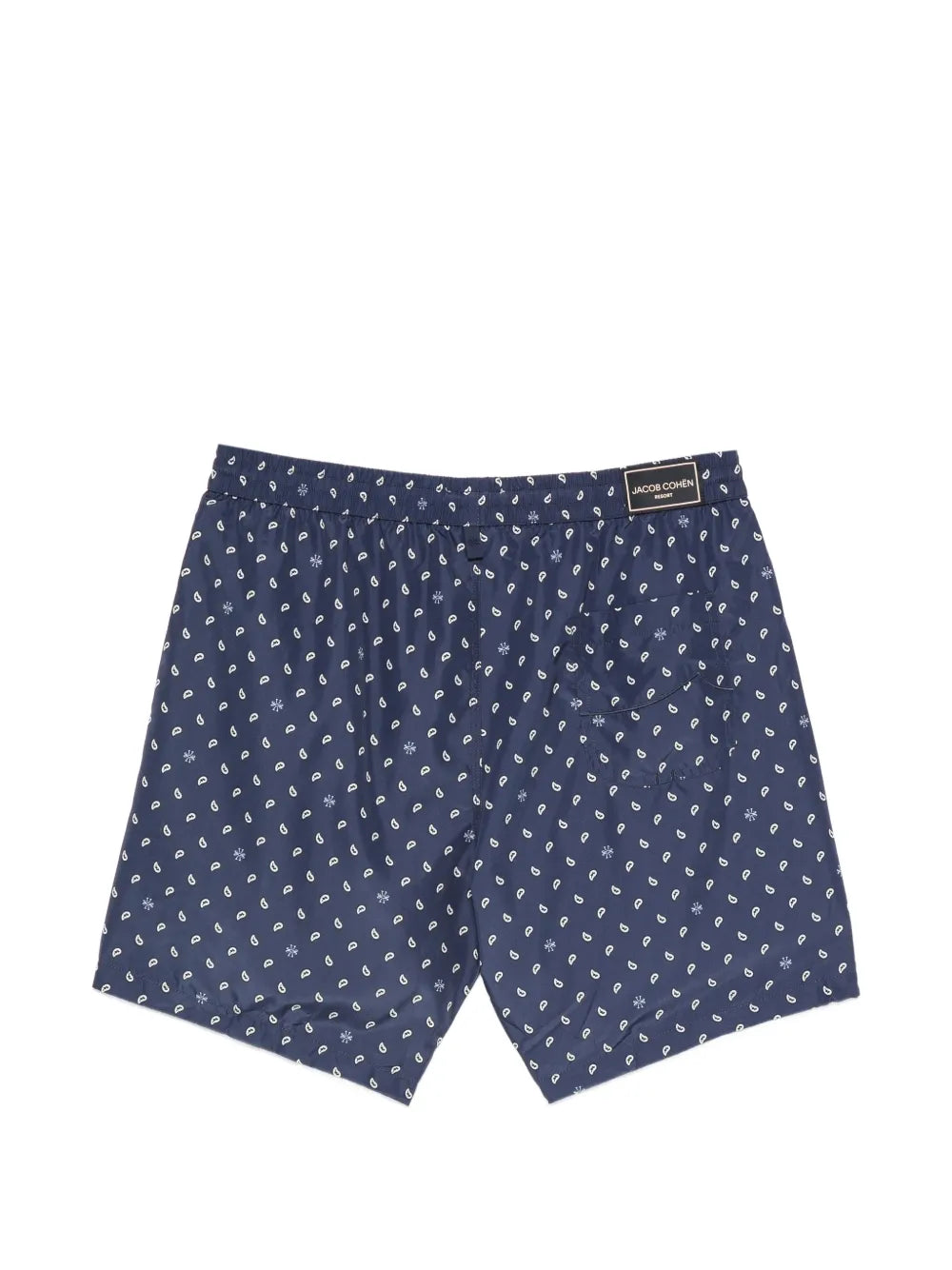 paisley drawstring swim shorts