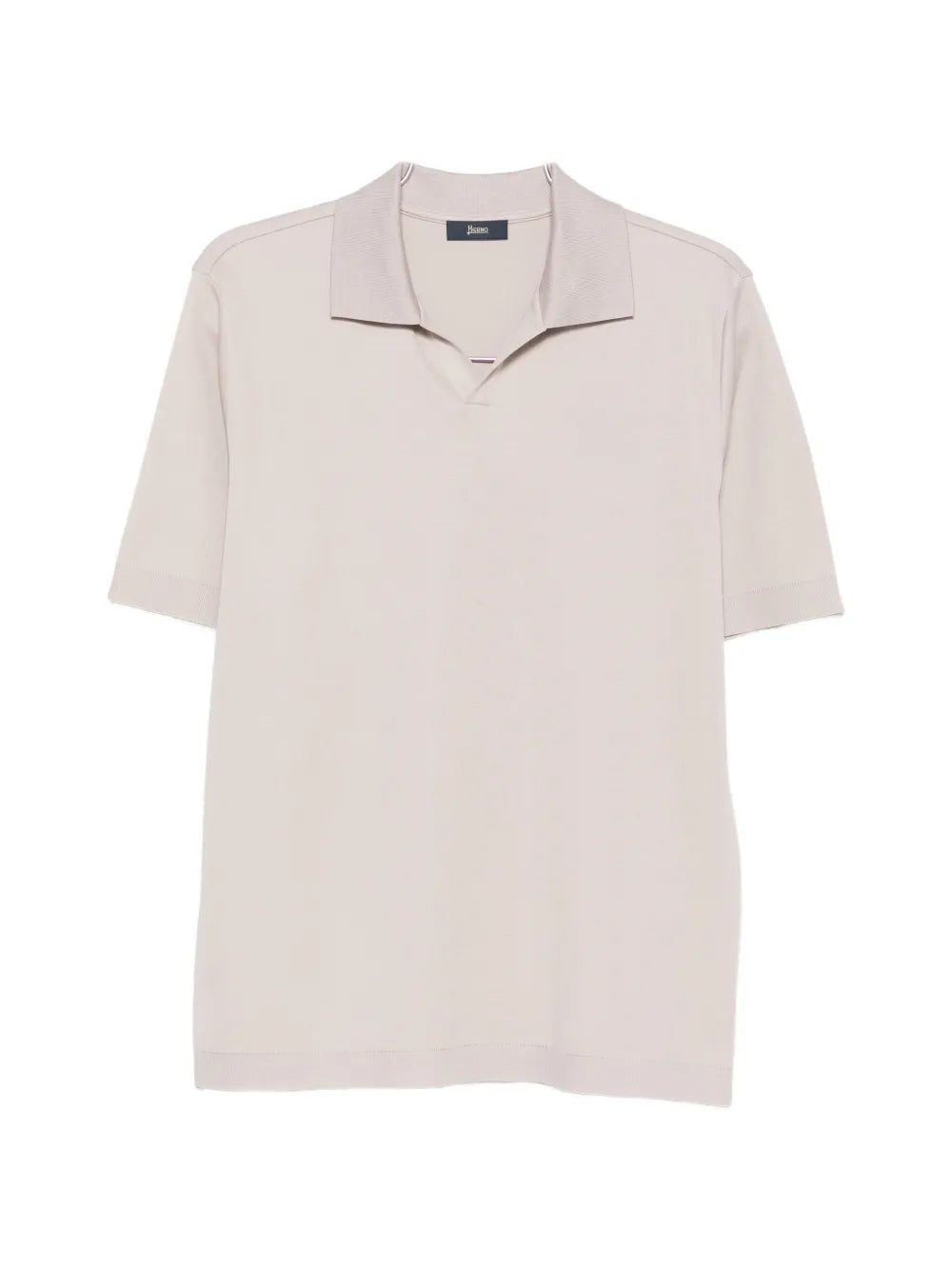 polo-collar T-shirt