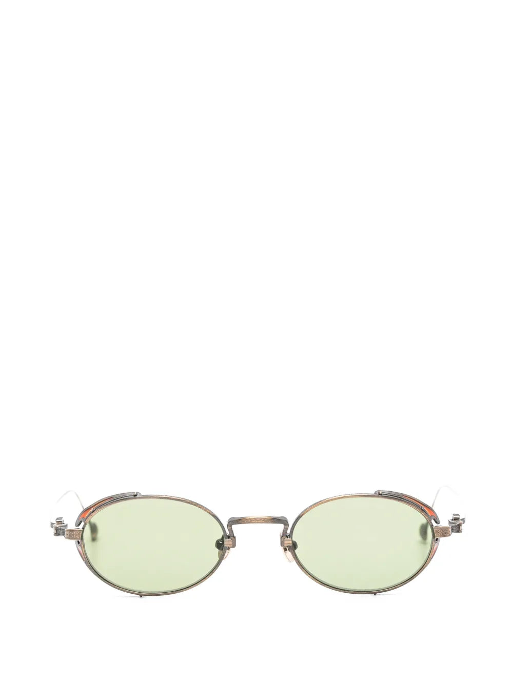 oval-frame sunglasses