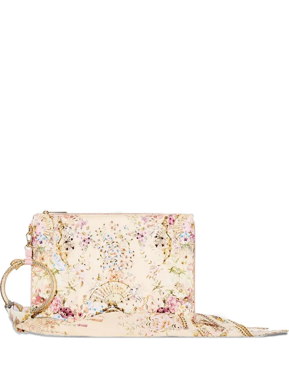 crystal-embellished clutch bag
