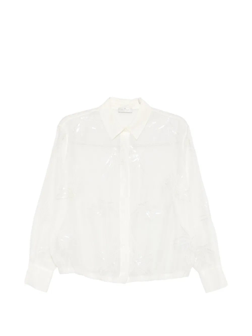 sequin-embroidered shirt