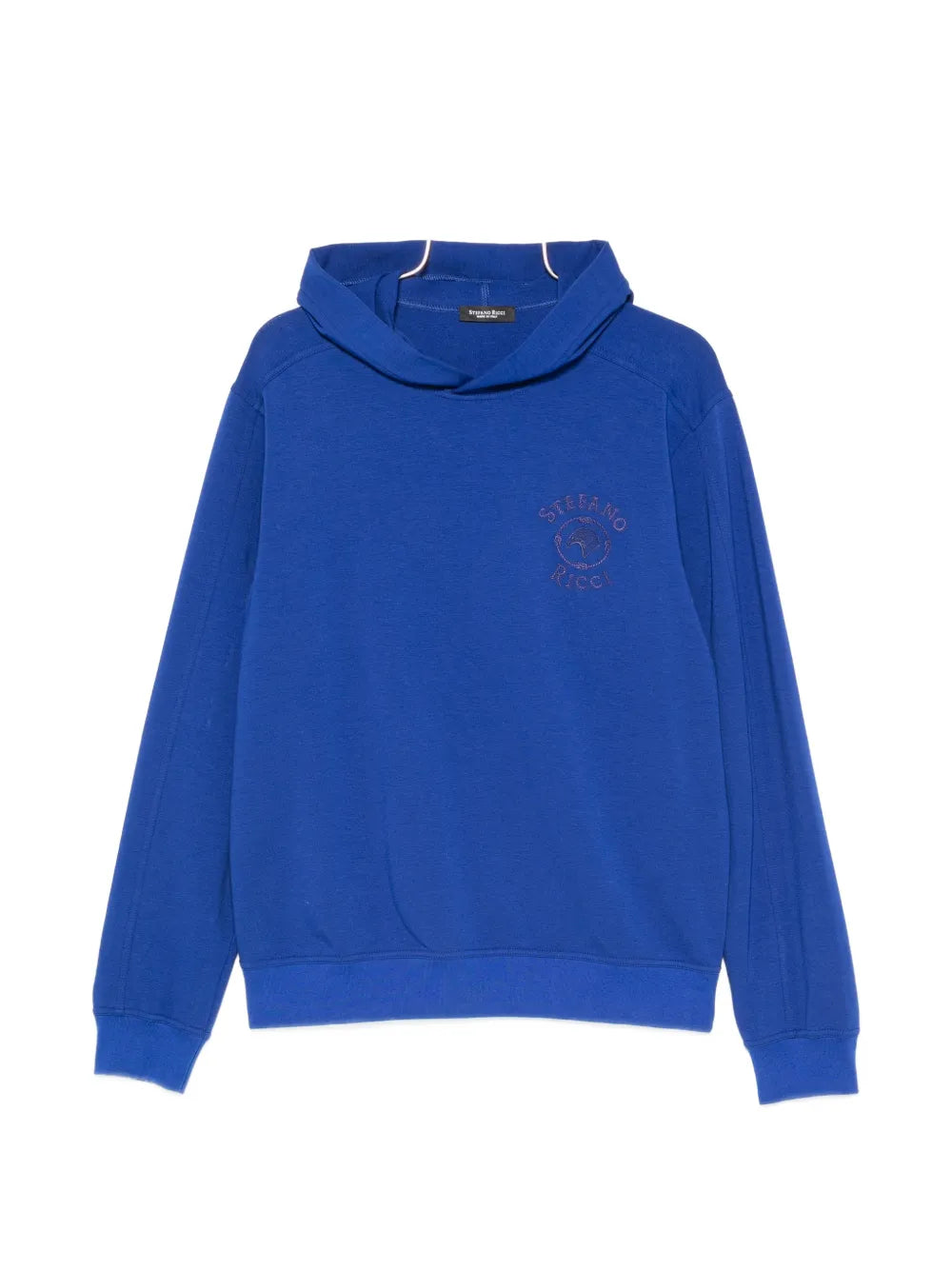 logo-embroidered hoodie