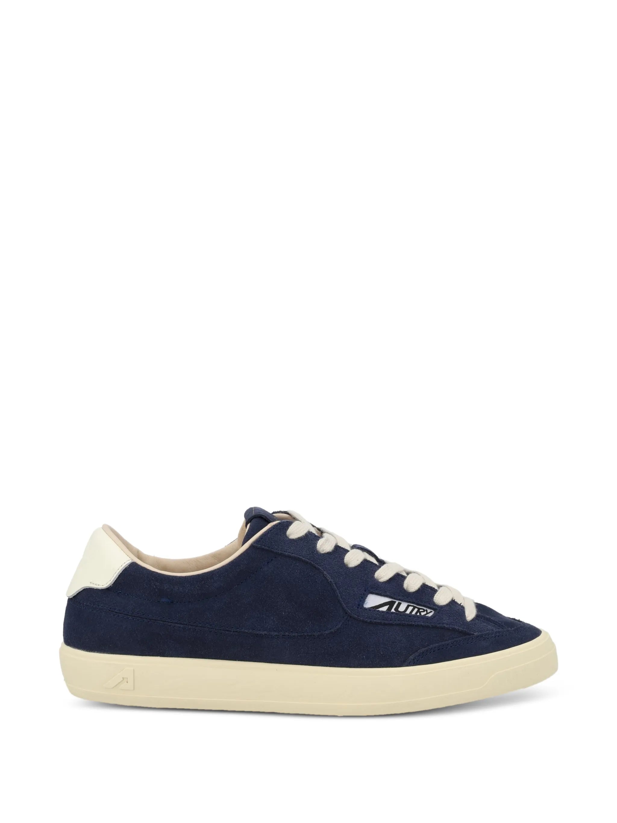 Windscape suede logo-patch sneakers