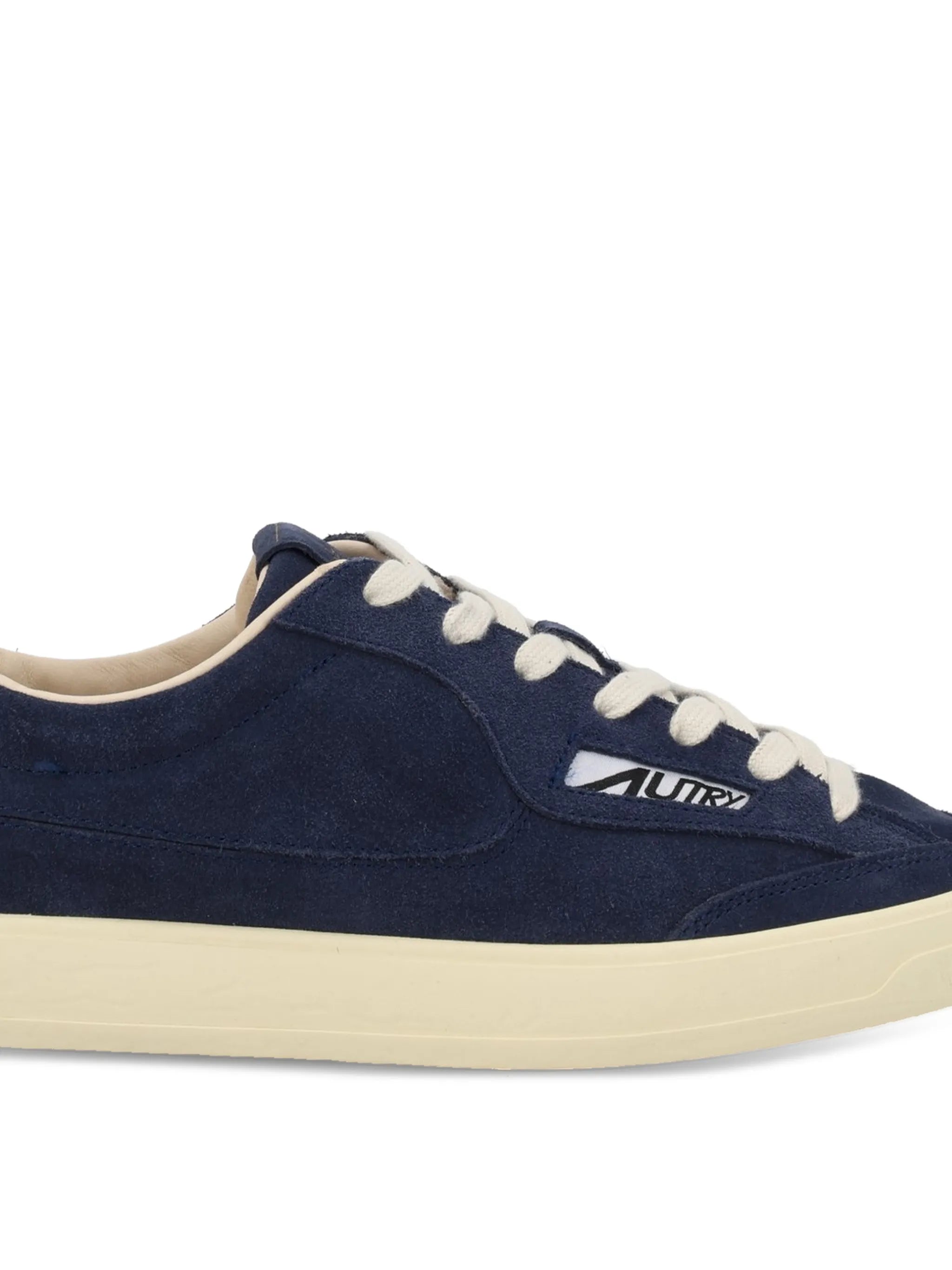 Windscape suede logo-patch sneakers