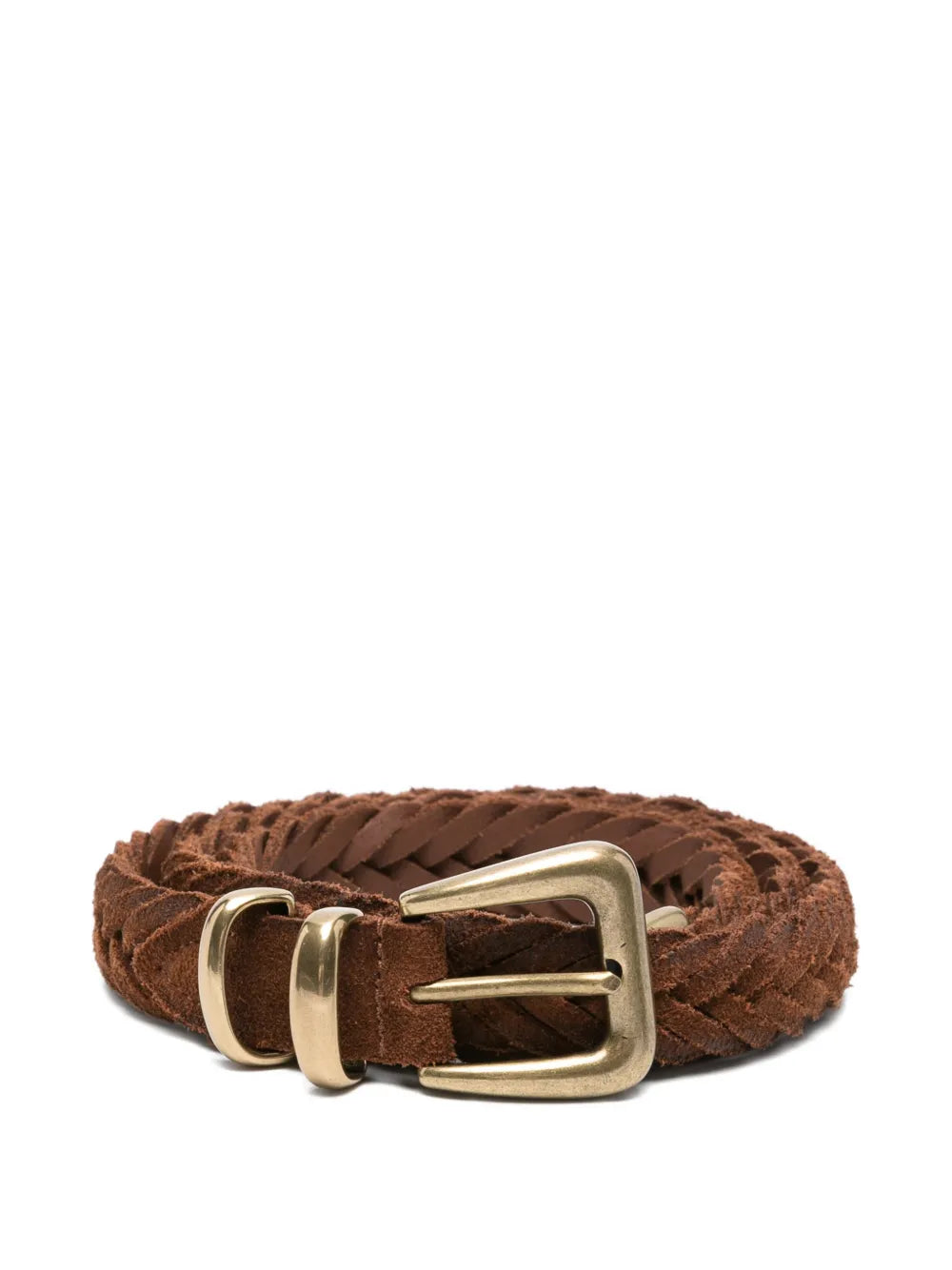braided suede belt