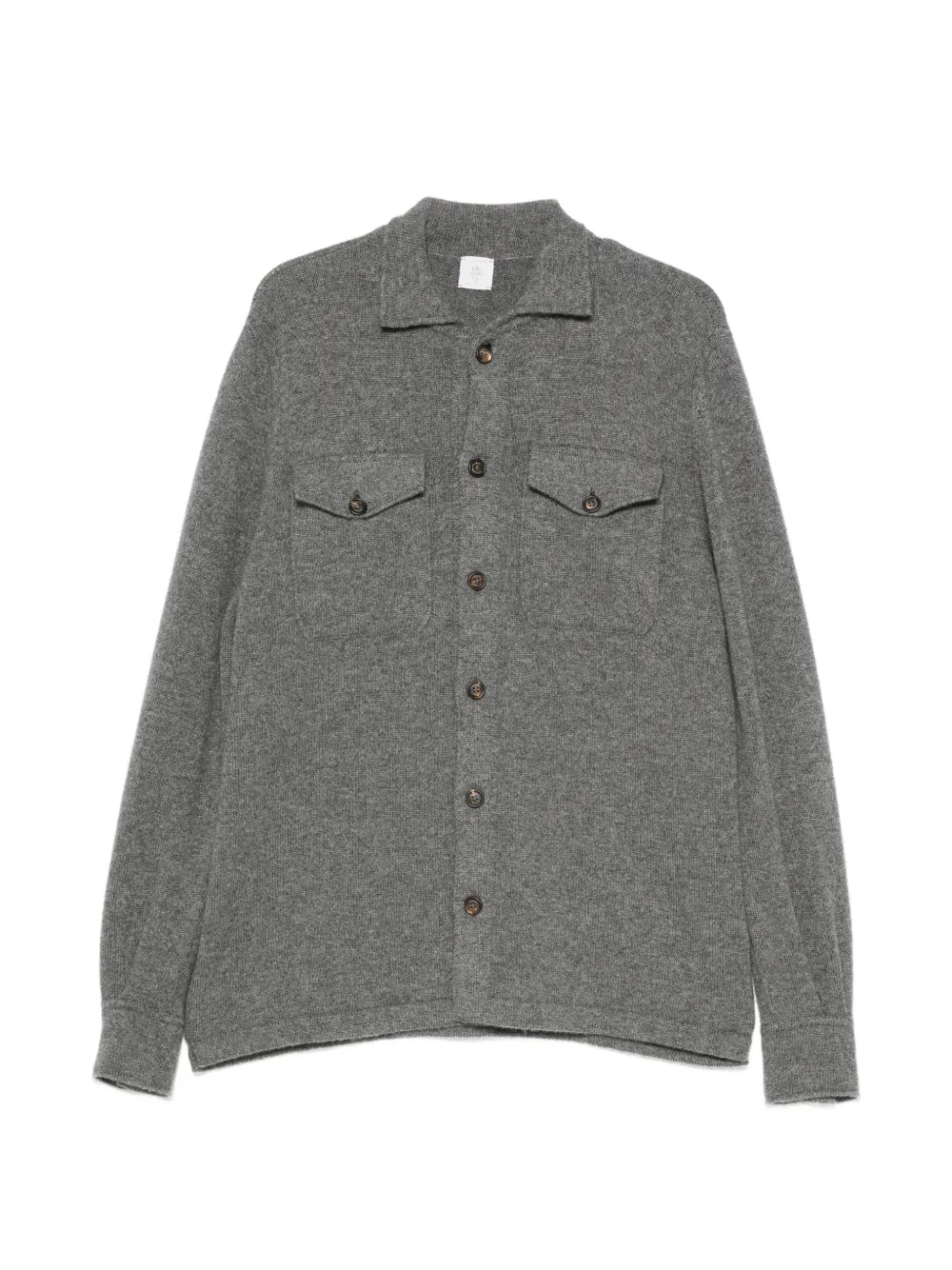 button-up flap-pocket cardigan