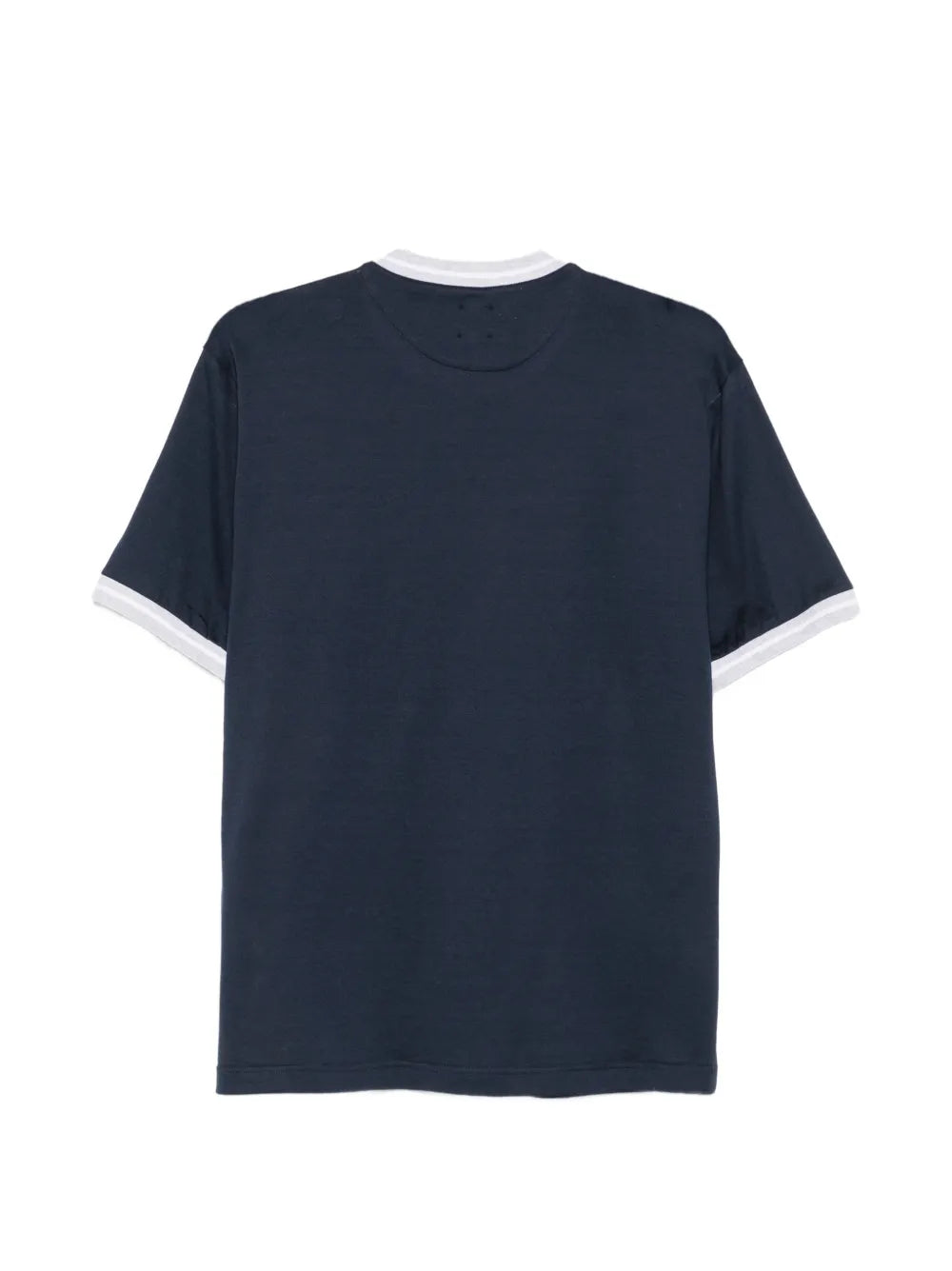 contrast-trim T-shirt