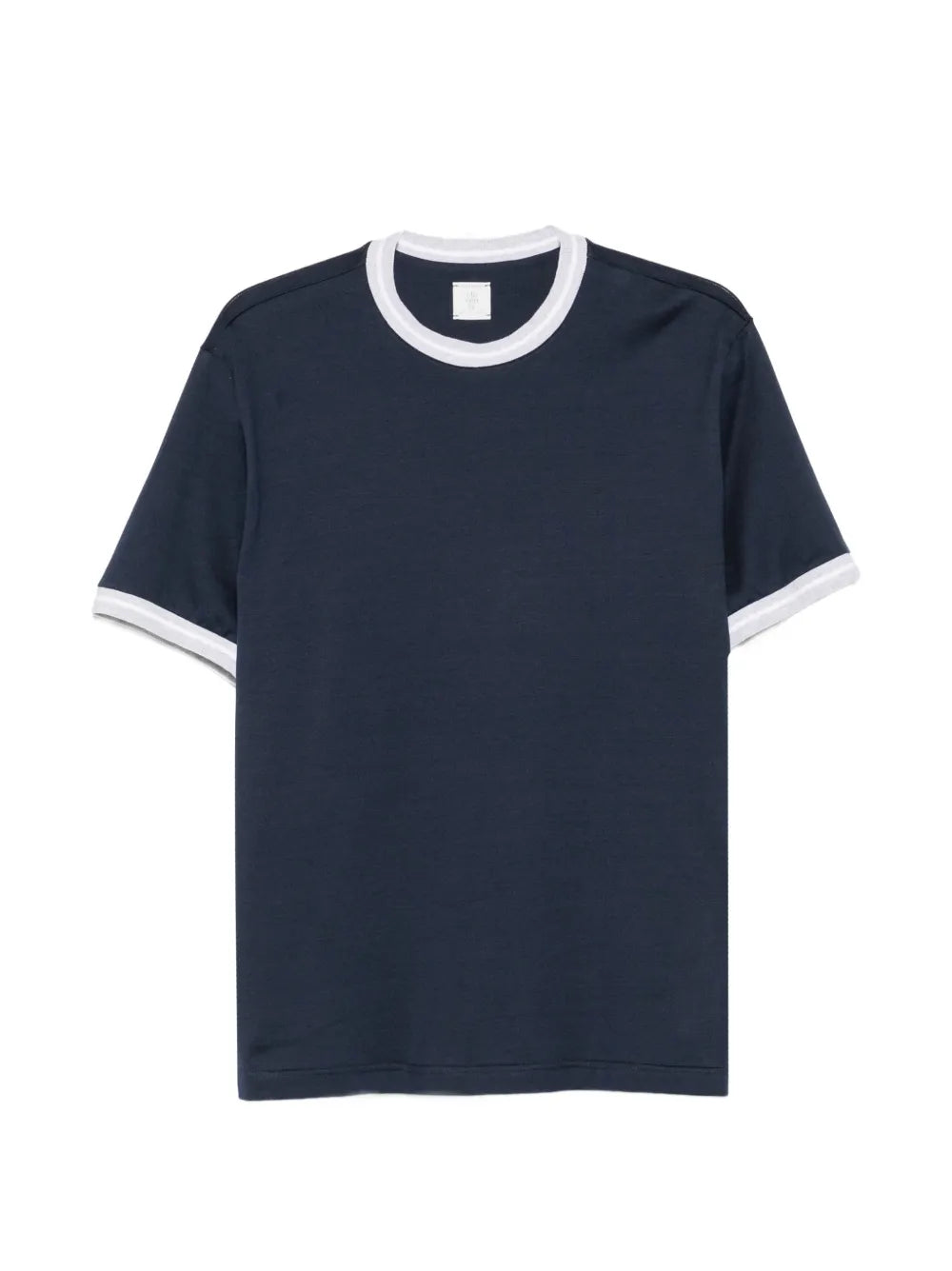contrast-trim T-shirt