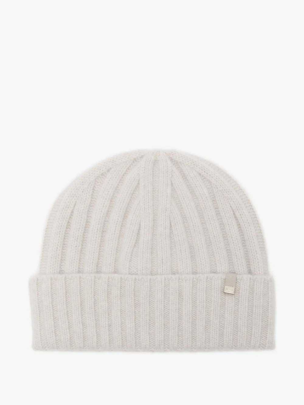 ribbed-knit beanie hat