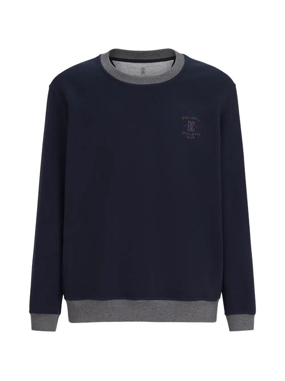 cotton French terry sweatshirt with embroidery