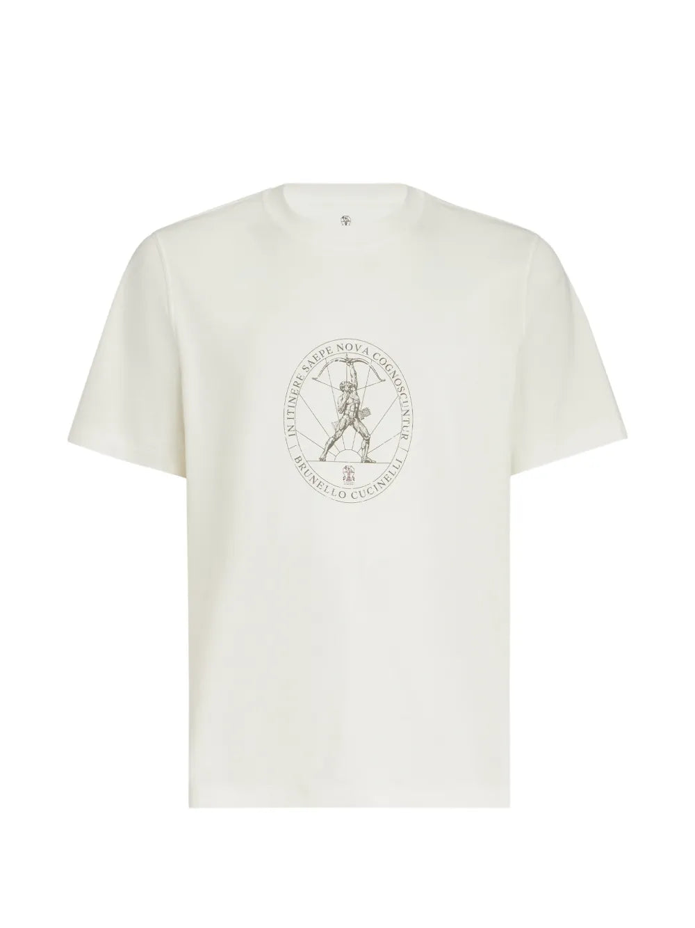 cotton-jersey crew-neck T-shirt with print