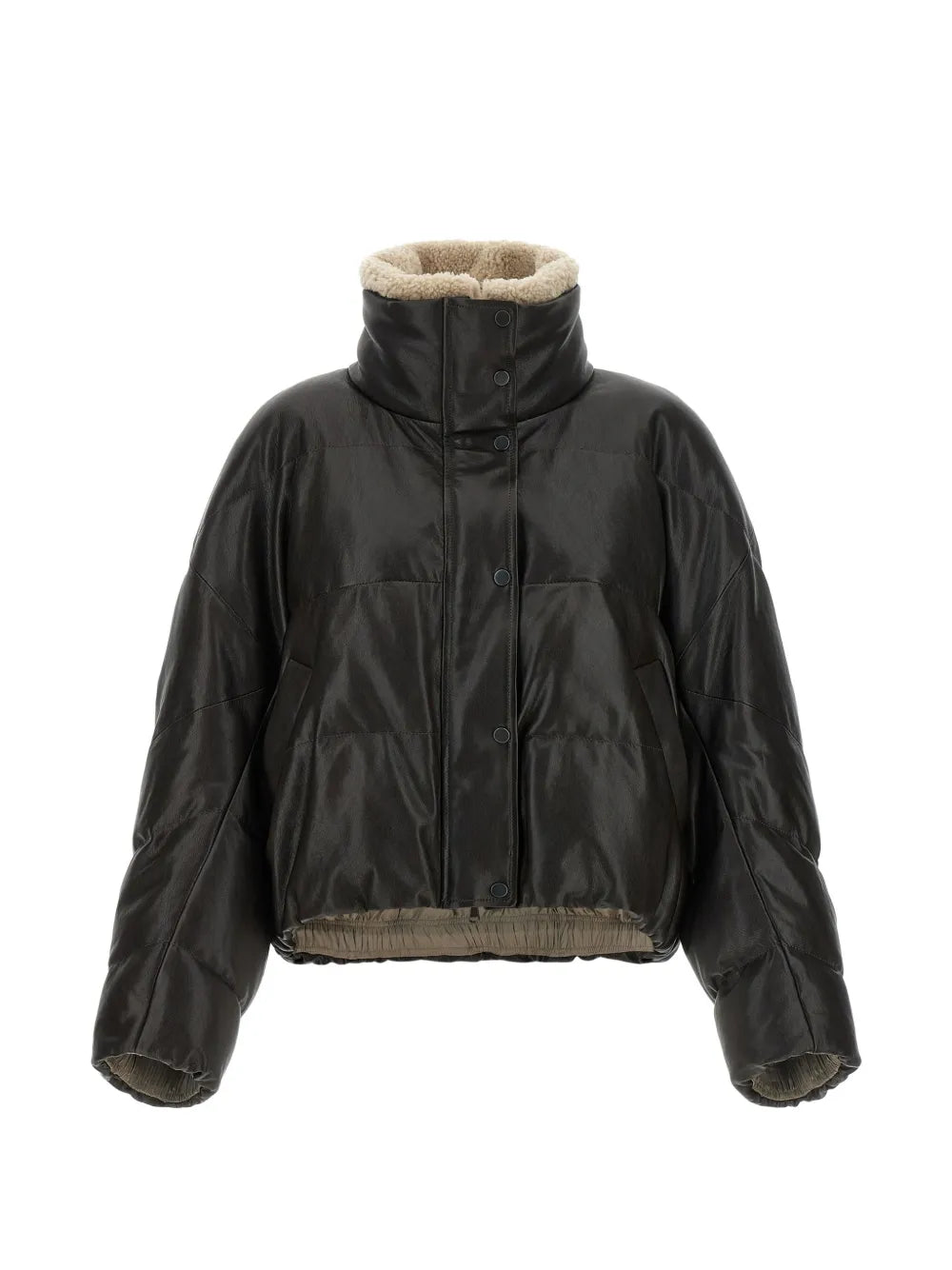 quilted leather jacket