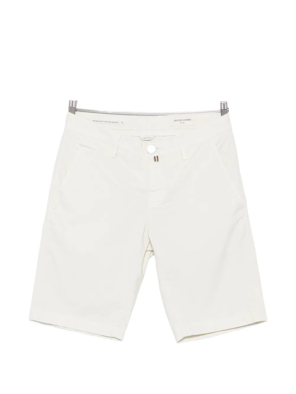logo-plaque chino shorts