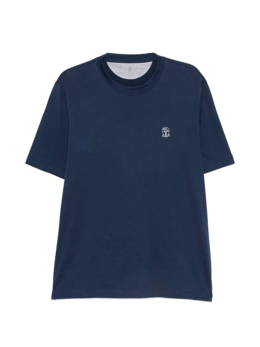 logo-embroidered crew-neck T-shirt