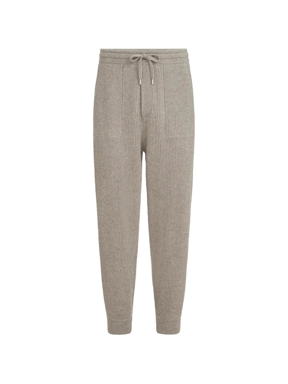 Cashmere English rib knit joggers