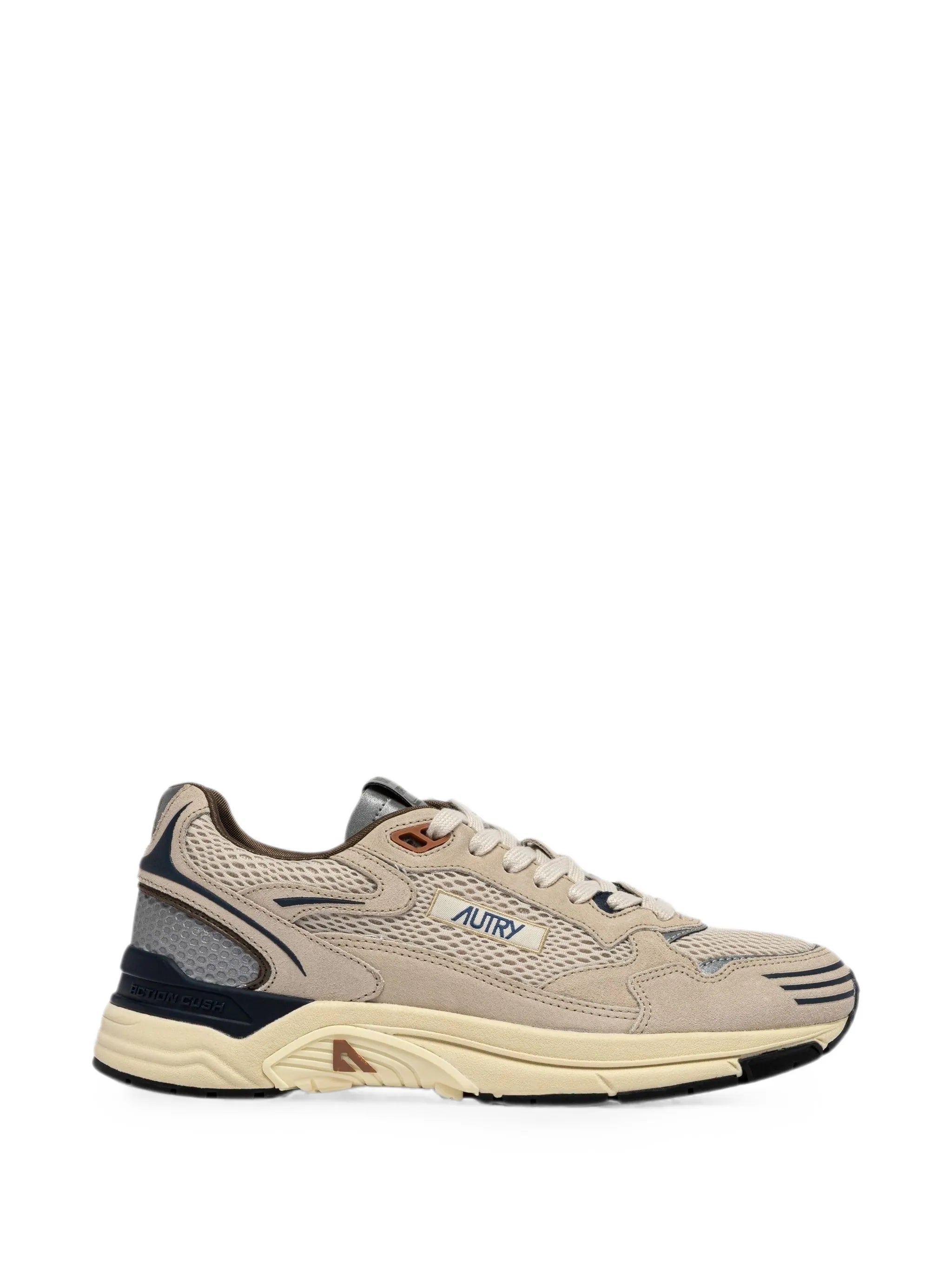 Hyperway mesh-panel low-top sneakers