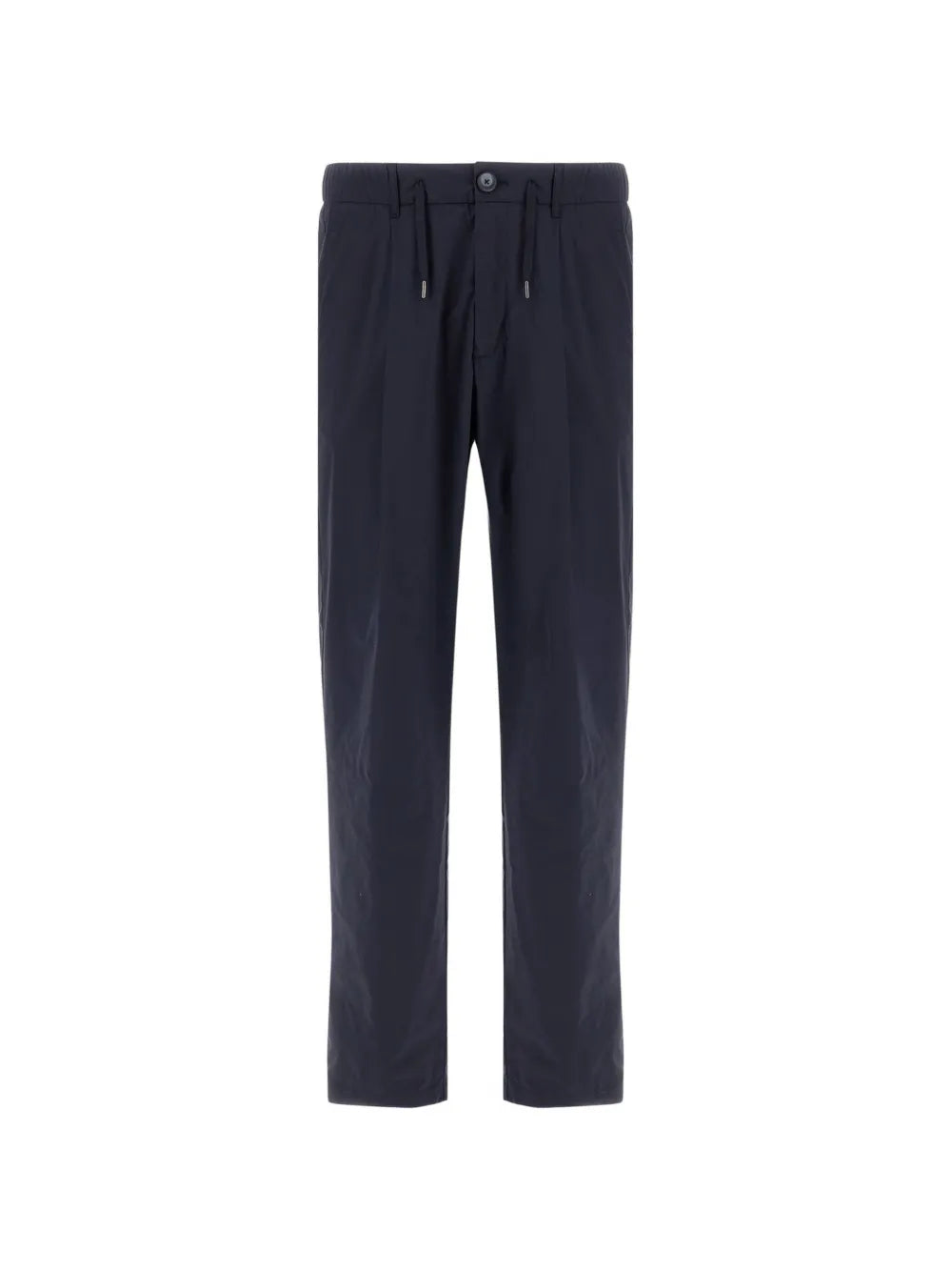 drawstring-waist tapered trousers