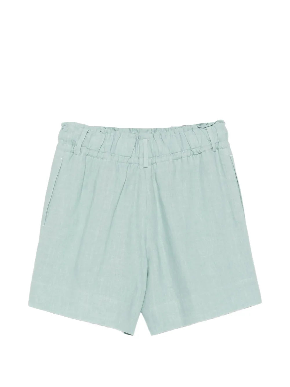 elasticated-waist shorts