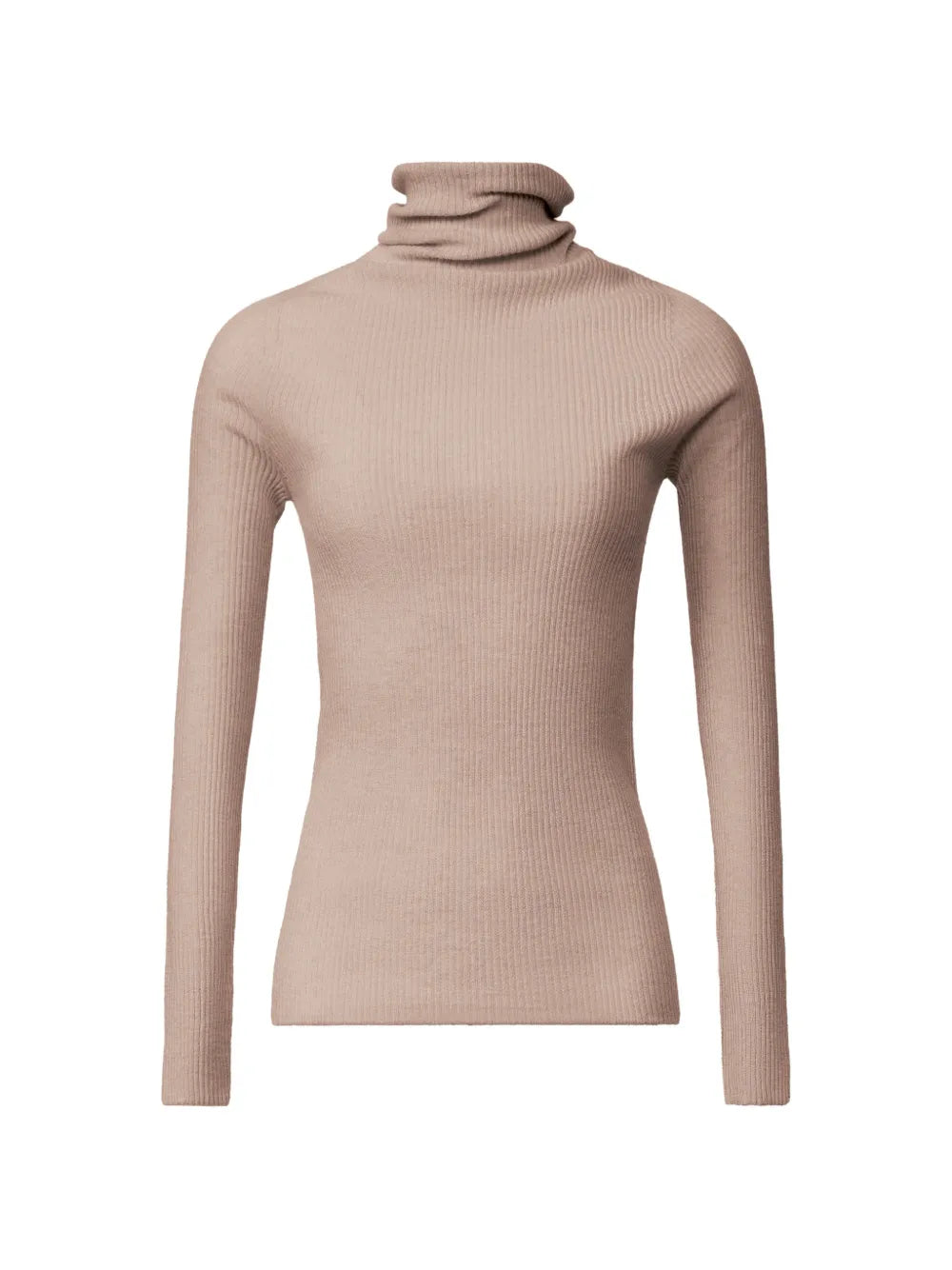 ribbed roll-neck sweater