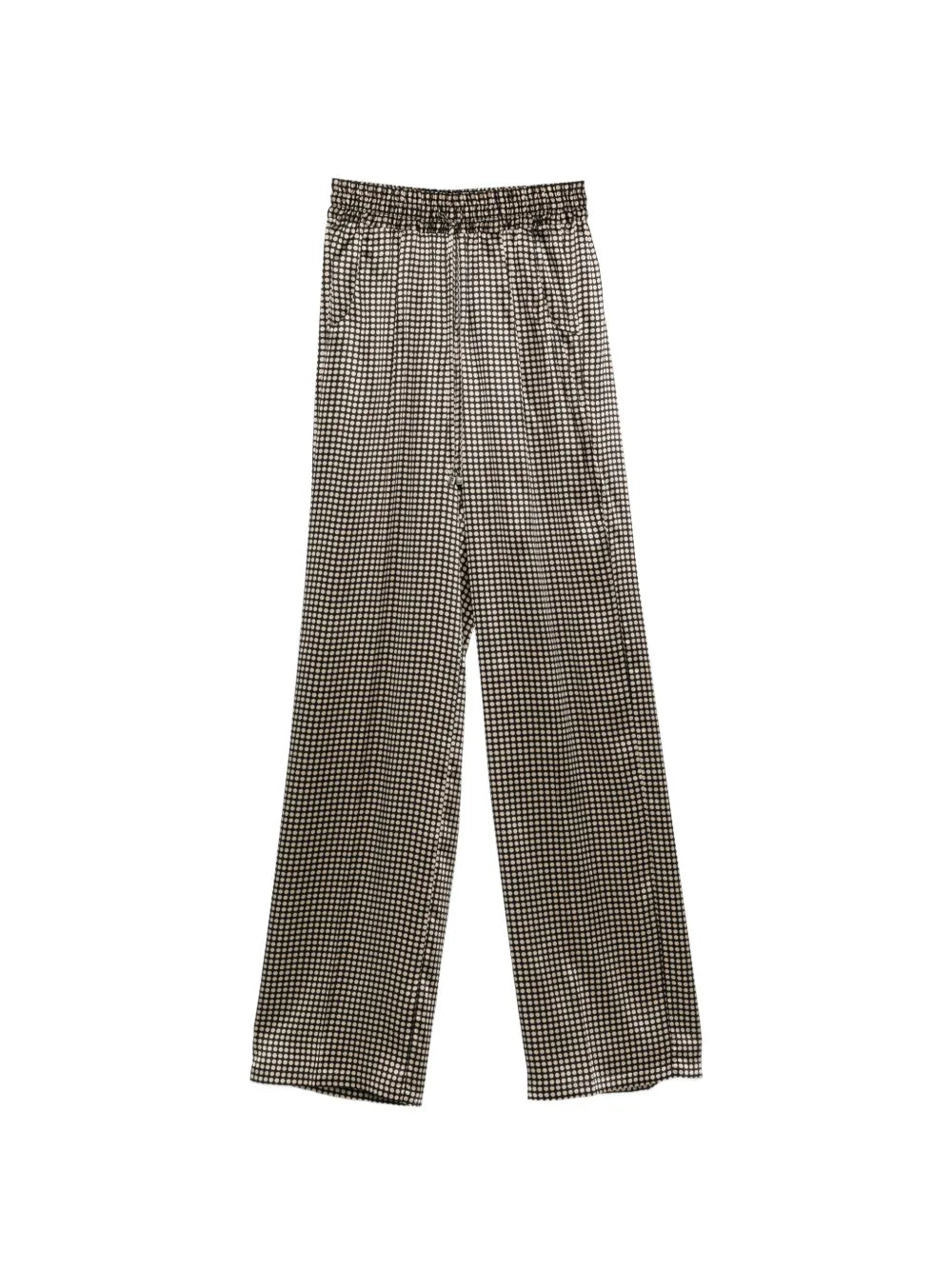 polka-dot drawstring trousers