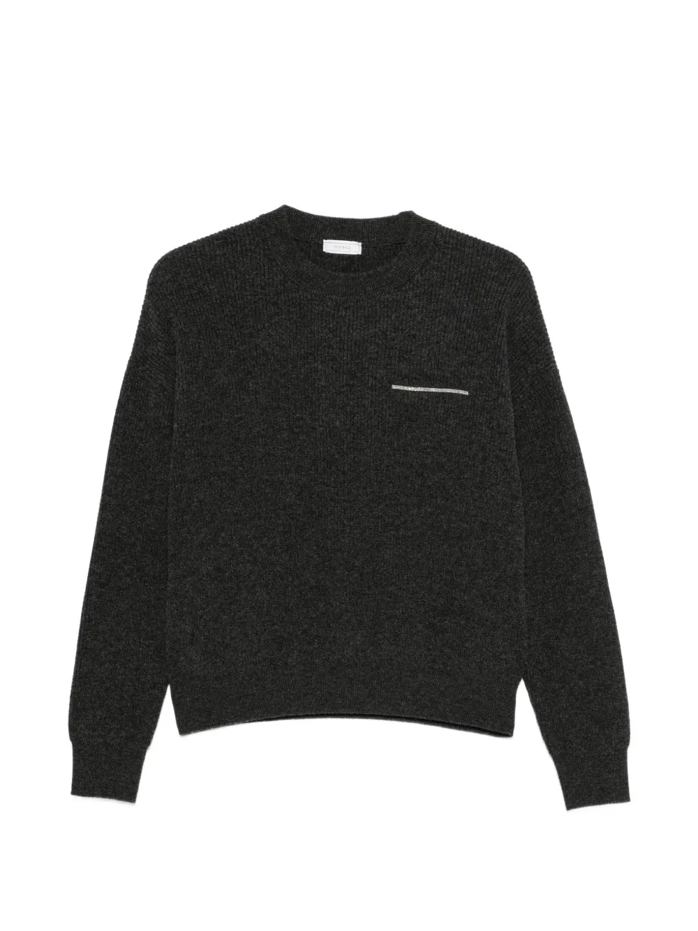 ribbed-knit sweater