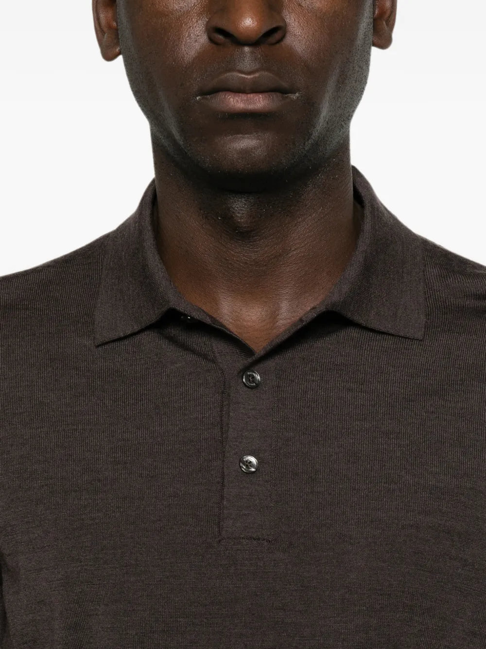 long-sleeve polo shirt