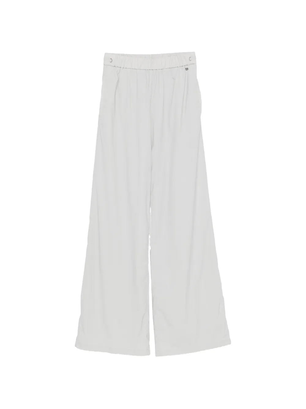 elasticated wide-leg trousers
