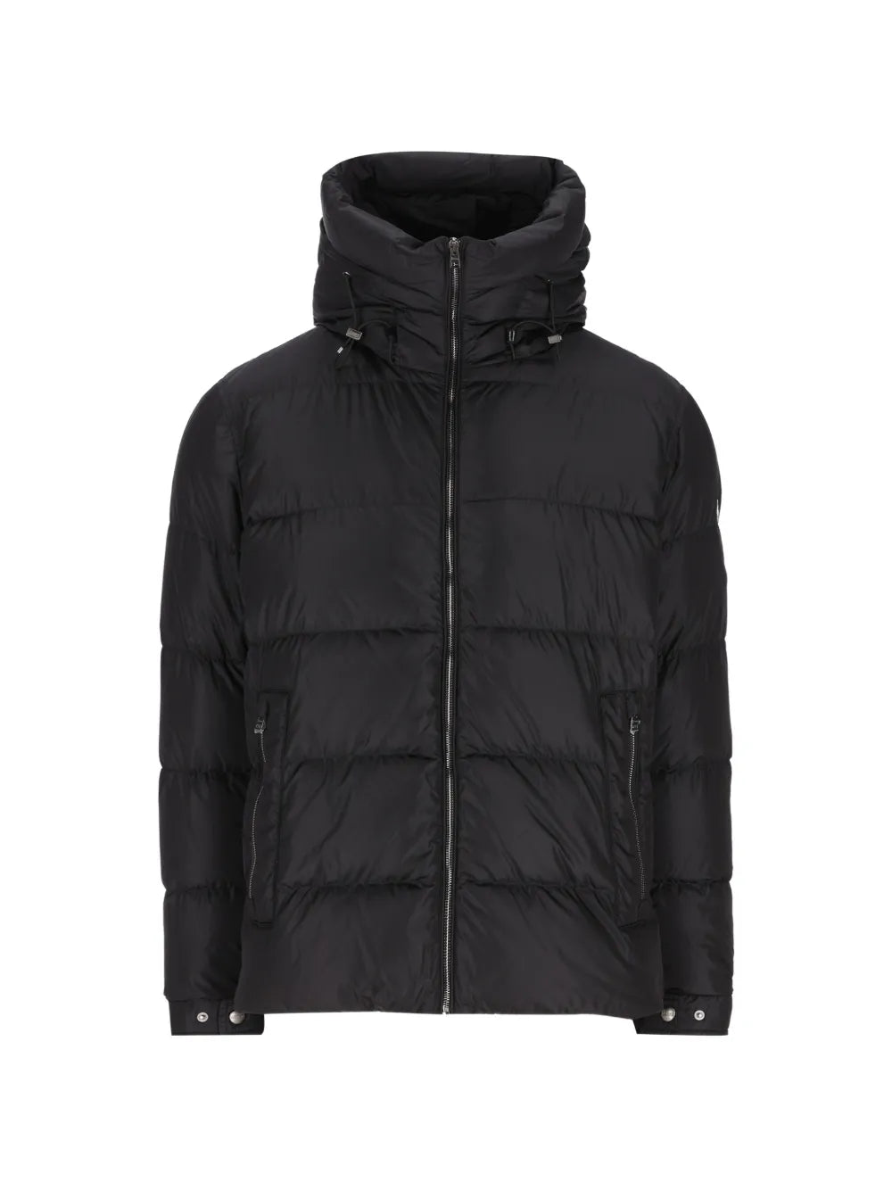 quilted hooded jacket