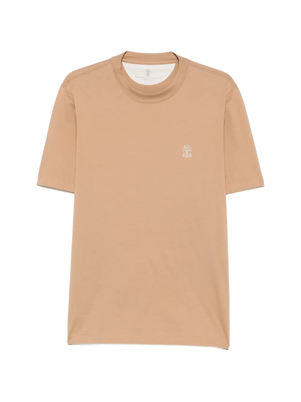 embroidered-logo T-shirt