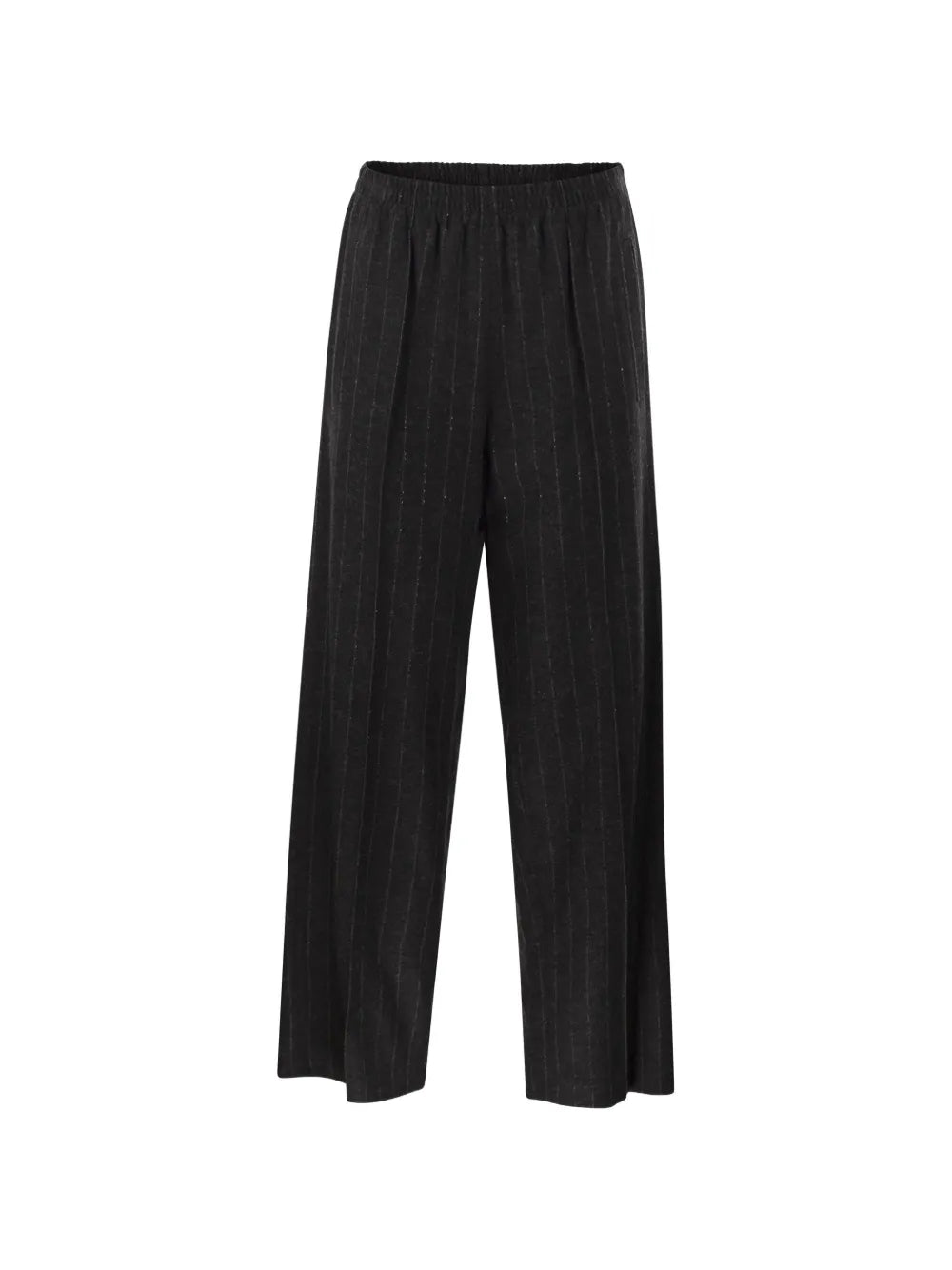sequin-embellished pinstripe trousers