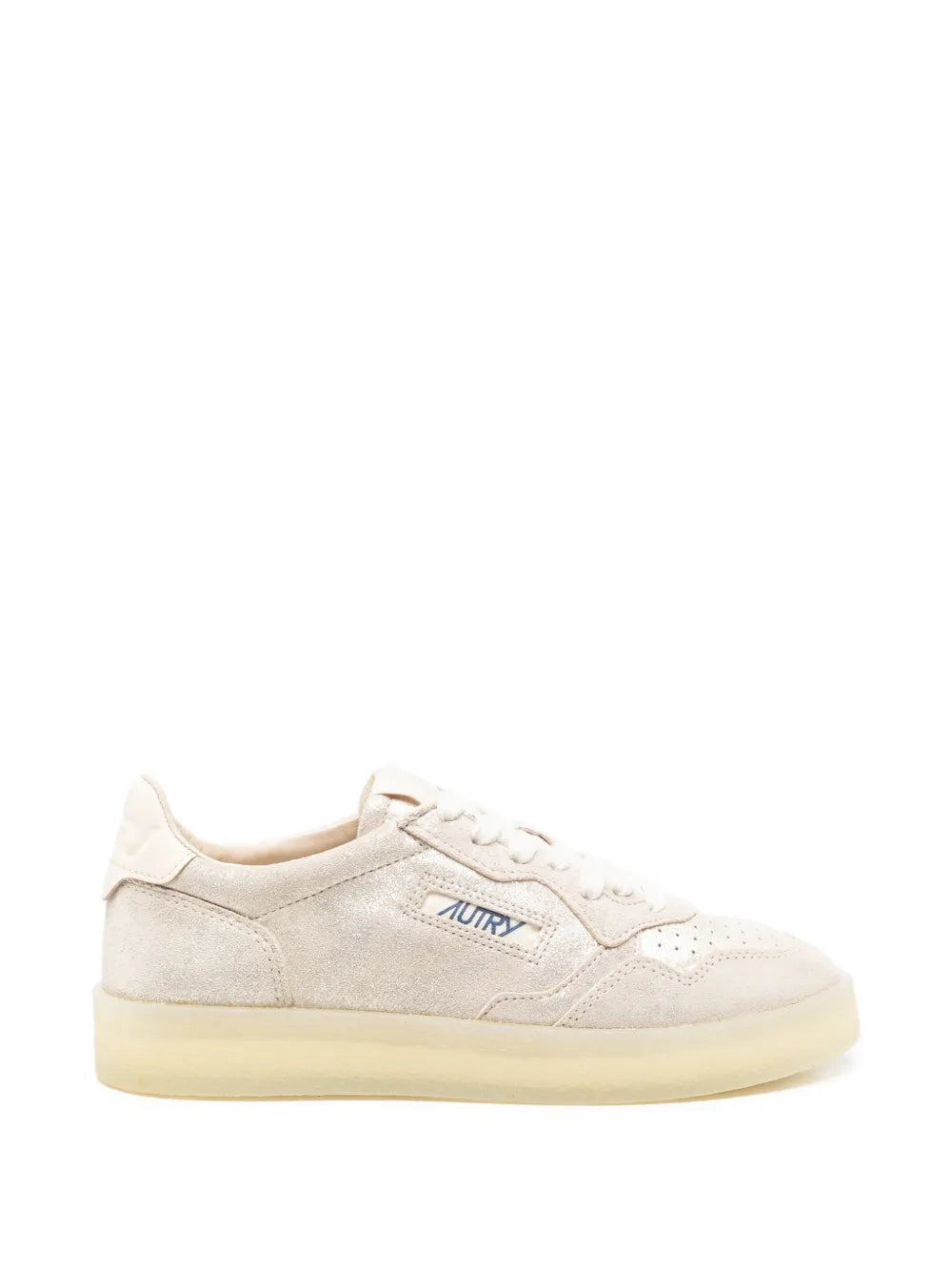 suede panelled sneakers