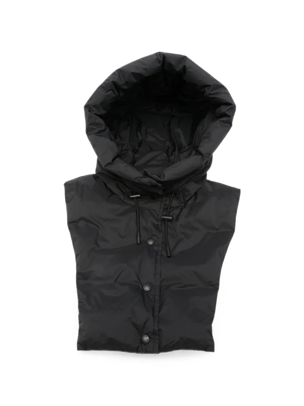 padded drawstring hood