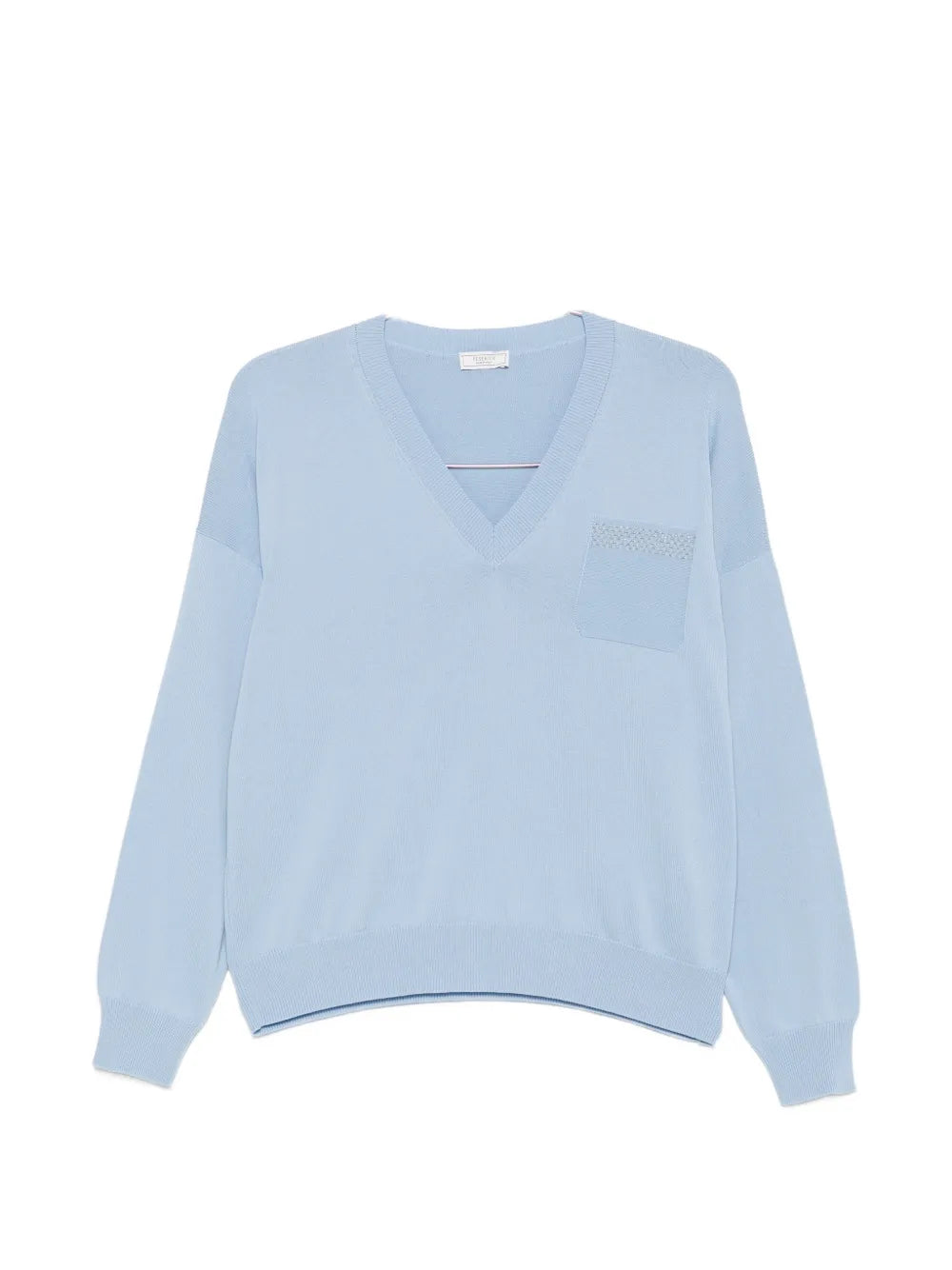 embellished V-neck sweater