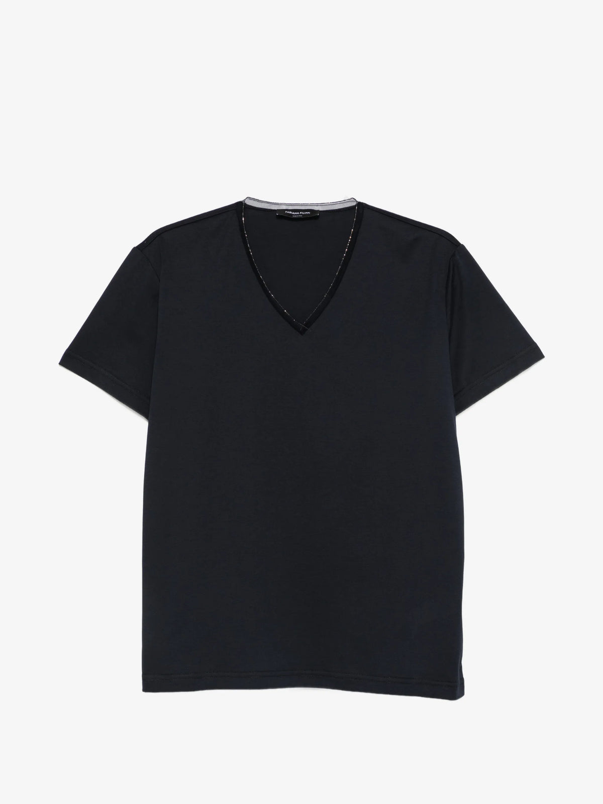 embellished V-neck T-shirt