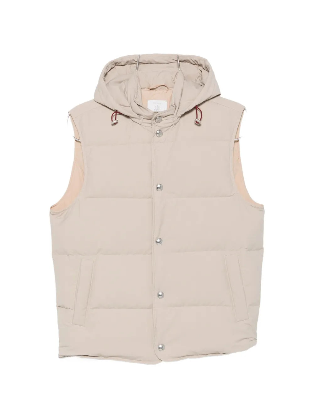 quilted hooded gilet