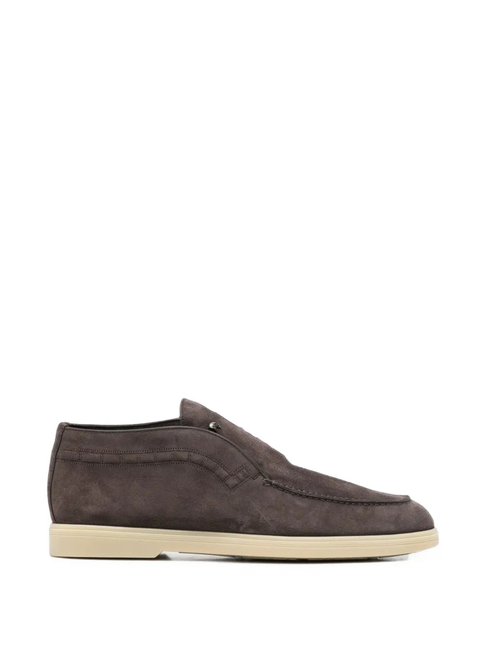 suede slip-on boots