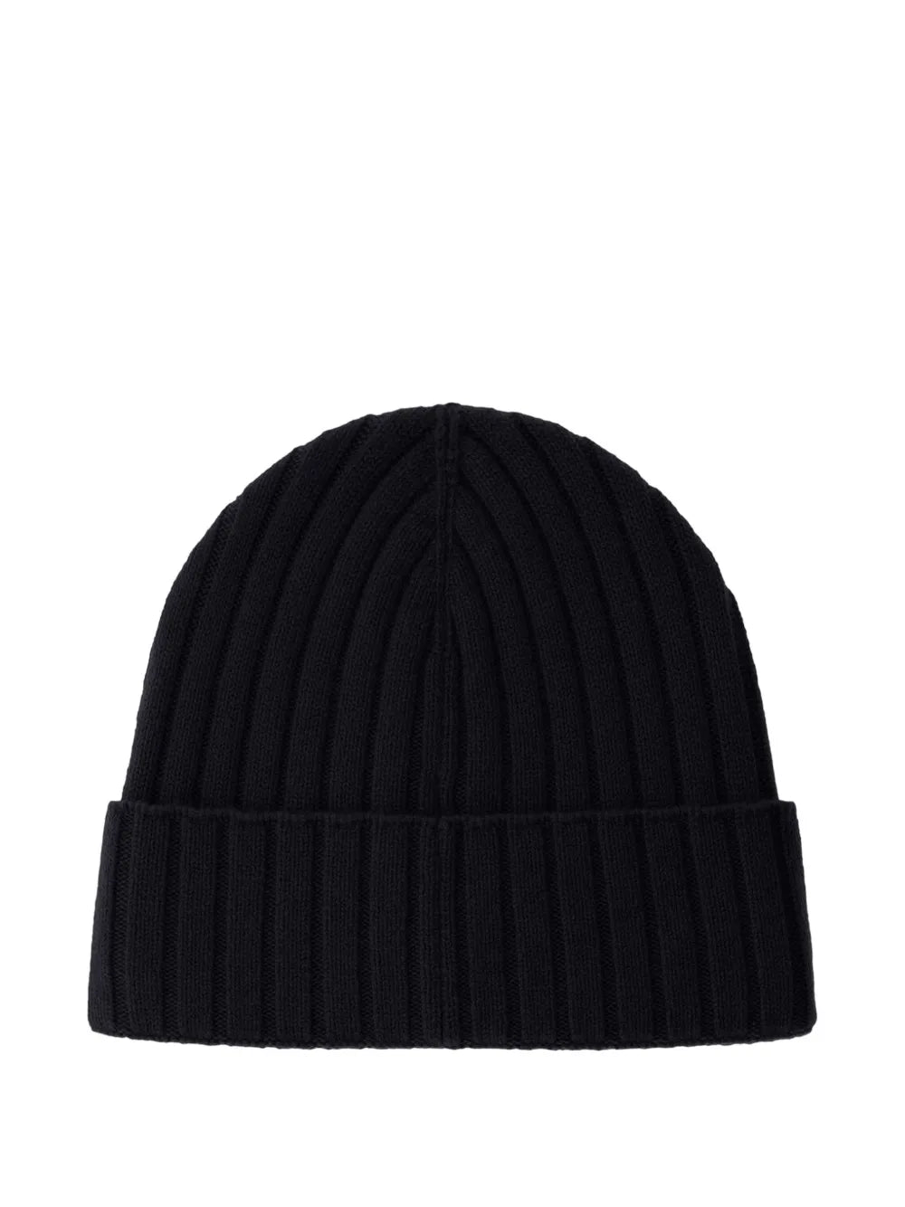 ribbed-knit beanie hat