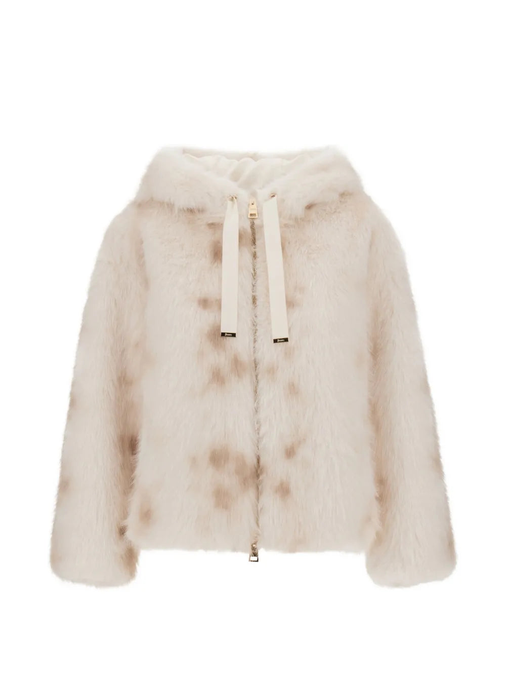 lynx-effect faux-fur jacket