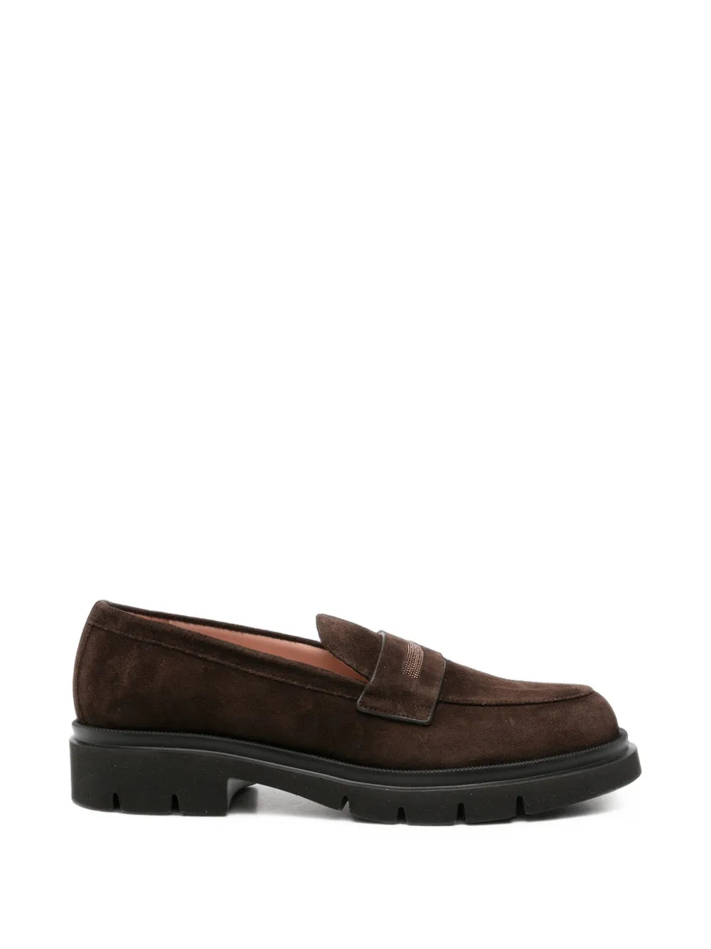 bead-embellished loafers