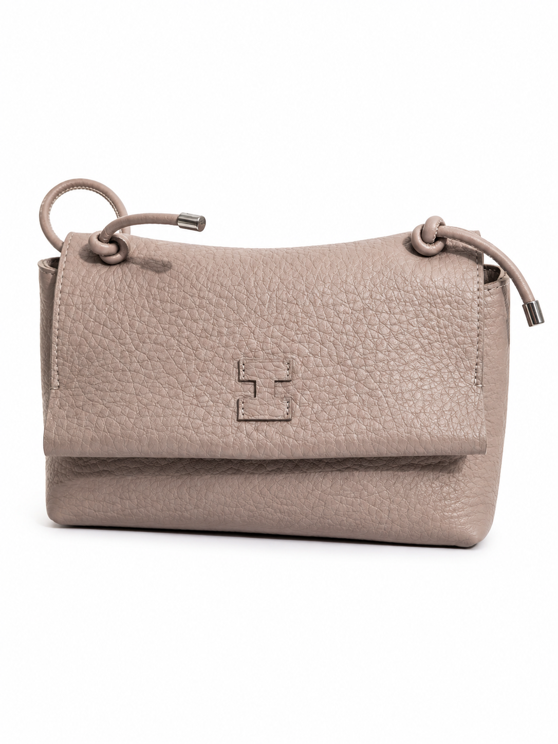 grained leather cross body bag