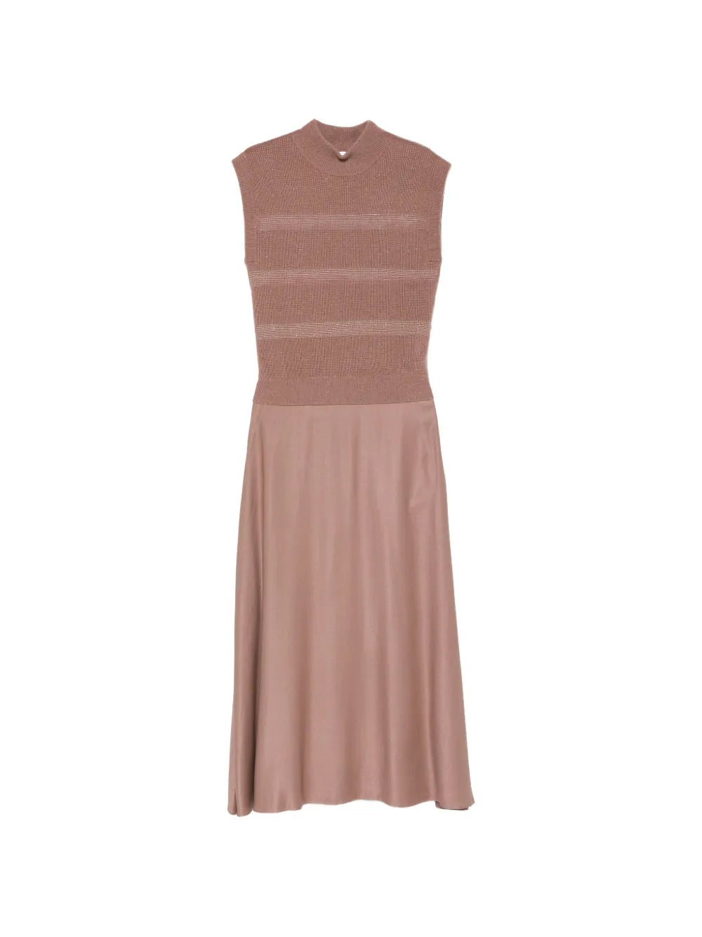 sequin-embellished sleeveless midi dress